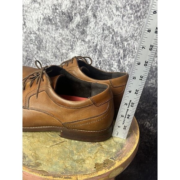 Rockport Shoes Mens 12 DresSports Antique Brown Dress Office Old Money Luxury - Picture 8 of 10